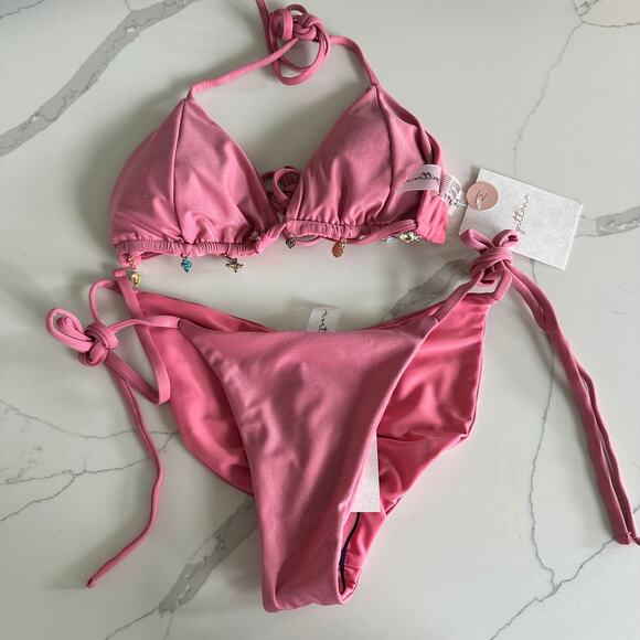 Capittana Andrea Bikini Top & Bikini Bottom Size Medium NEW - Picture 2 of 8